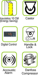 Mesin Chest Freezer -40 C  6