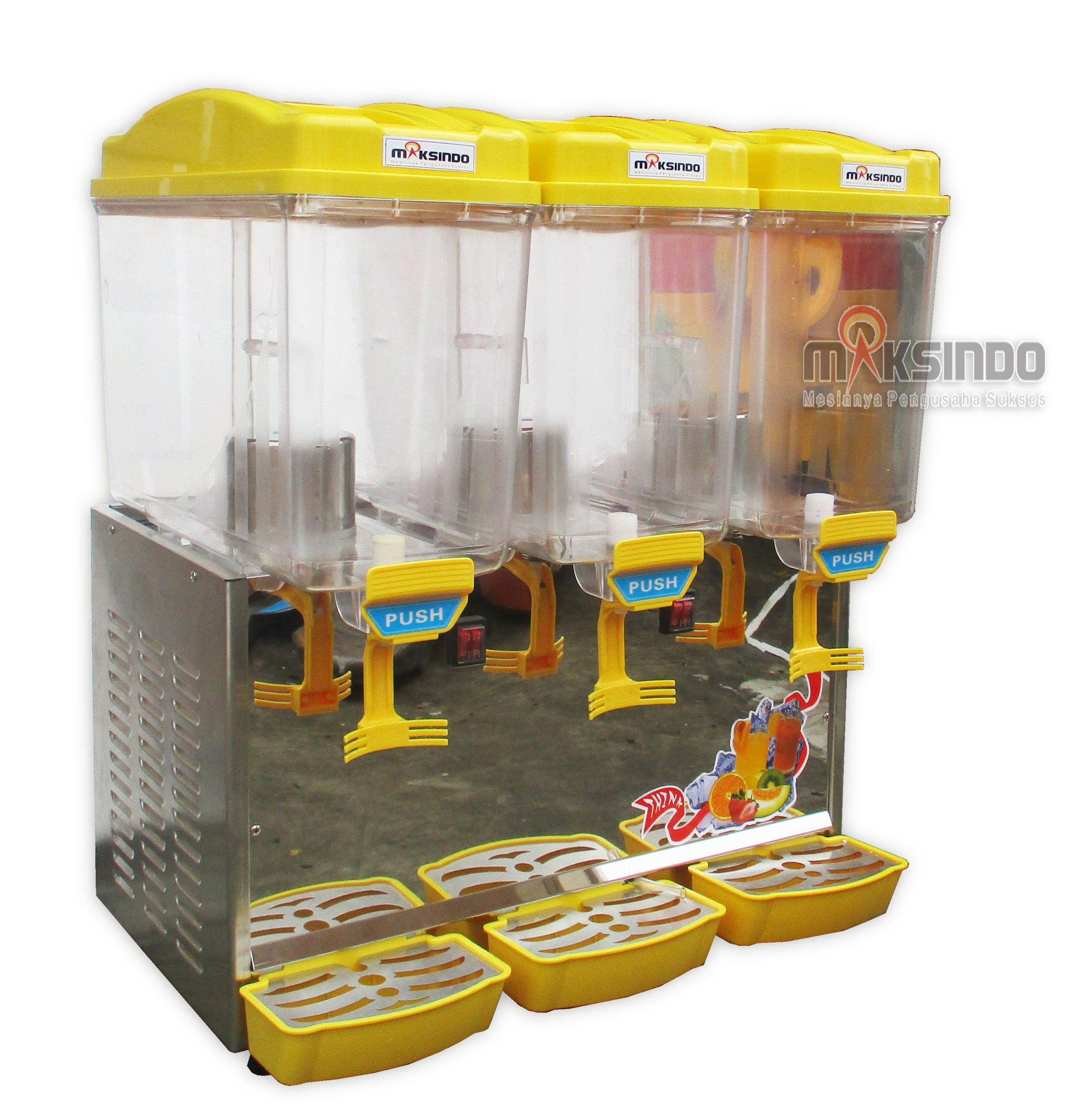 Jual Mesin Juice Dispenser 3 Tabung (17 Liter) – DSP17x3 di Bali