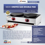 Jual Mesin Crepes Gas Double Pan (DE8Ax2) di Bali