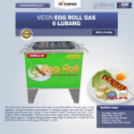 Jual Mesin Egg Roll Gas 6 Lubang GRILLO-GS6 di Bali