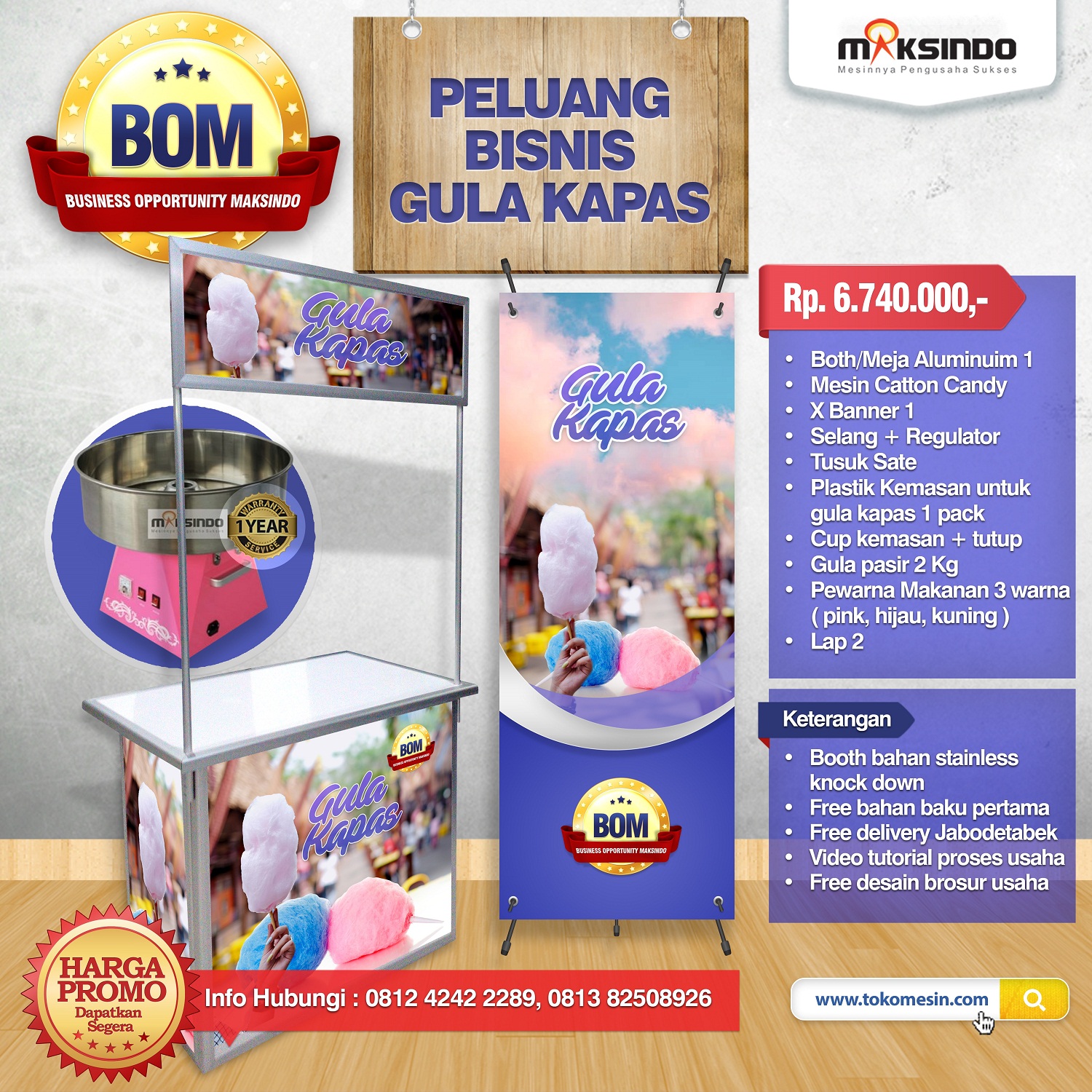 Paket Usaha Gula Kapas Program BOM