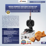 Jual Mesin Kue Waffle Ikan Taiyaki – Gas (TYK02) di Bali
