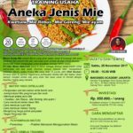 Training Usaha Aneka Jenis Mie, 25 November 2017 Training Usaha Aneka Jenis Mie, 25 November 2017