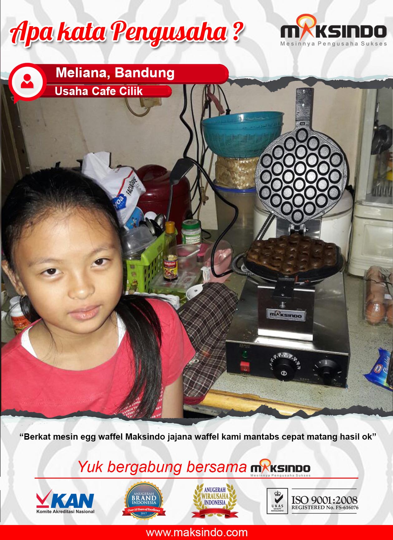 Usaha Cafe Cilik : Mesin Egg Waffle Mantap