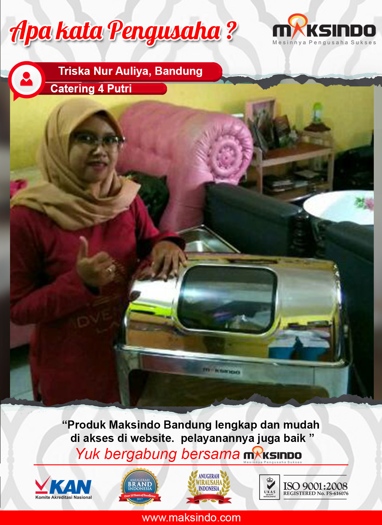 Catering 4 Putri : Pruduk Maksindo Lengkap