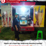 Rainbow Ice Cream Waffle : Mesin Ice Cream Maksindo Memang Mantap