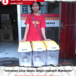 Kantin Ceria : Mesin Juice Dispenser Membuat Minuman Jus Selalu Dingin