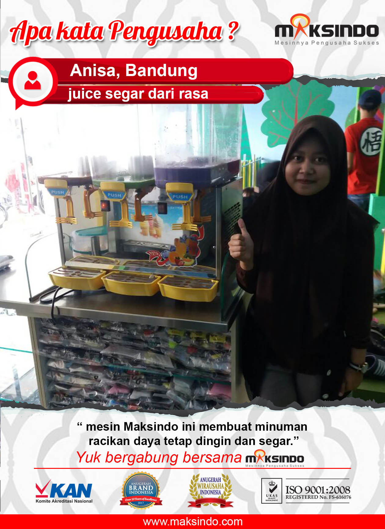 Juice Segar Dari Rasa : Mesin Maksindo Membuat Minuman Menjadi Segar