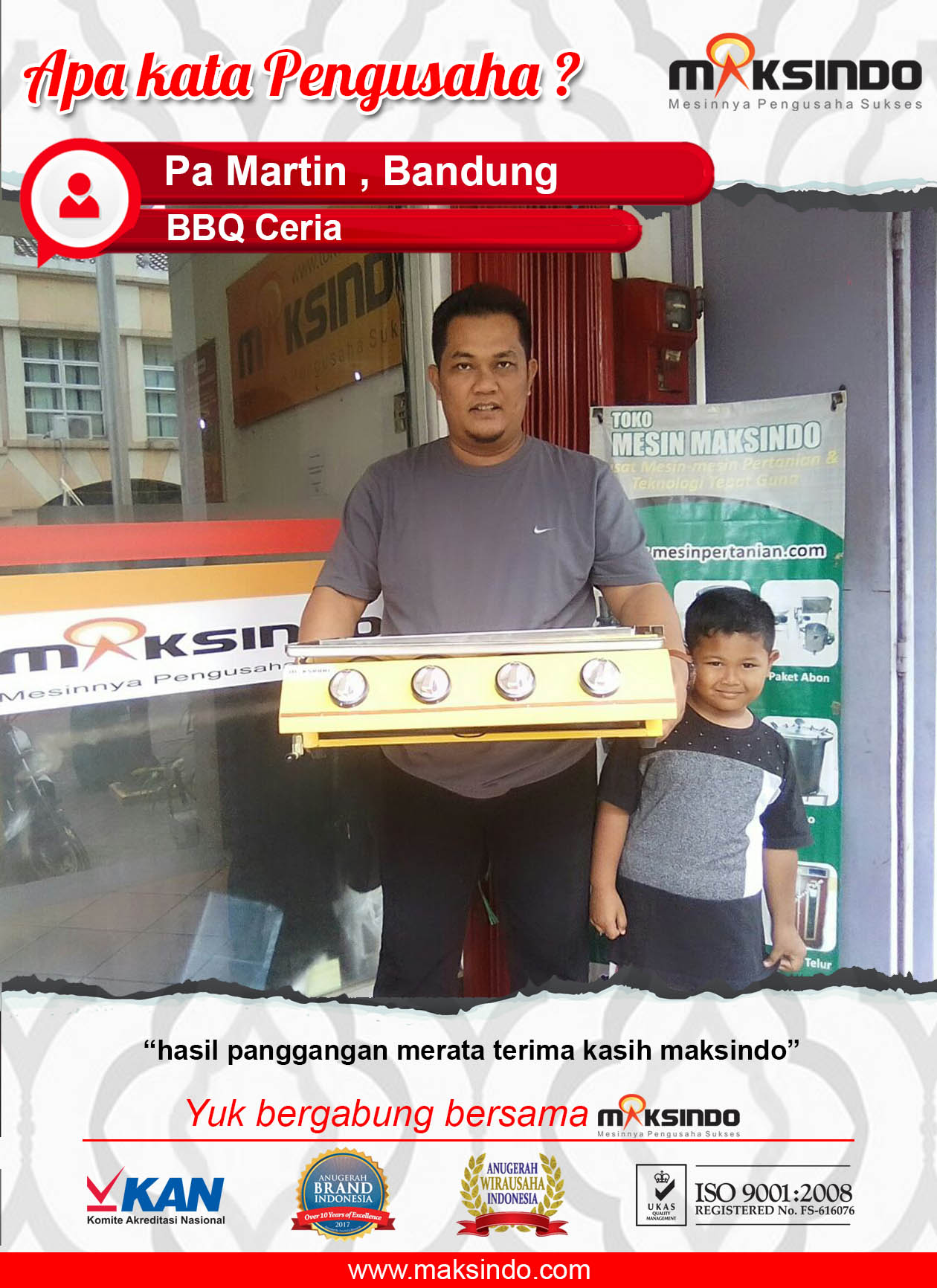 BBQ Ceria : Panggangan Merasa Sehingga Lebih Puas