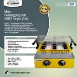 Jual Mesin Pemanggang Sate – BBQ 2 Tungku (Gas) di Bali
