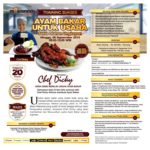 Training Sukses Membuat Ayam Bakar Untuk Usaha Serta Olahan Ungkepan, Minggu 08 September 2019